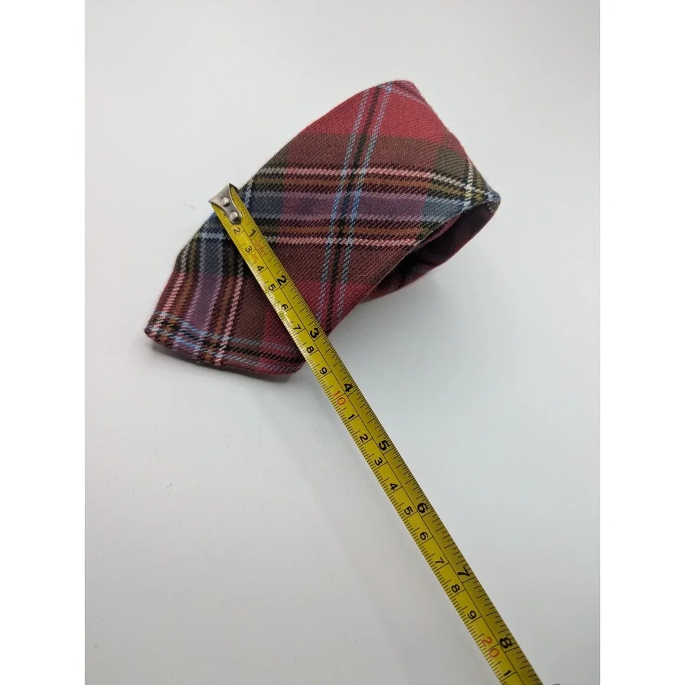 Vtg Banana Republic Safari Travel Company 100% Wool Plaid Tie Made In Scotland‎